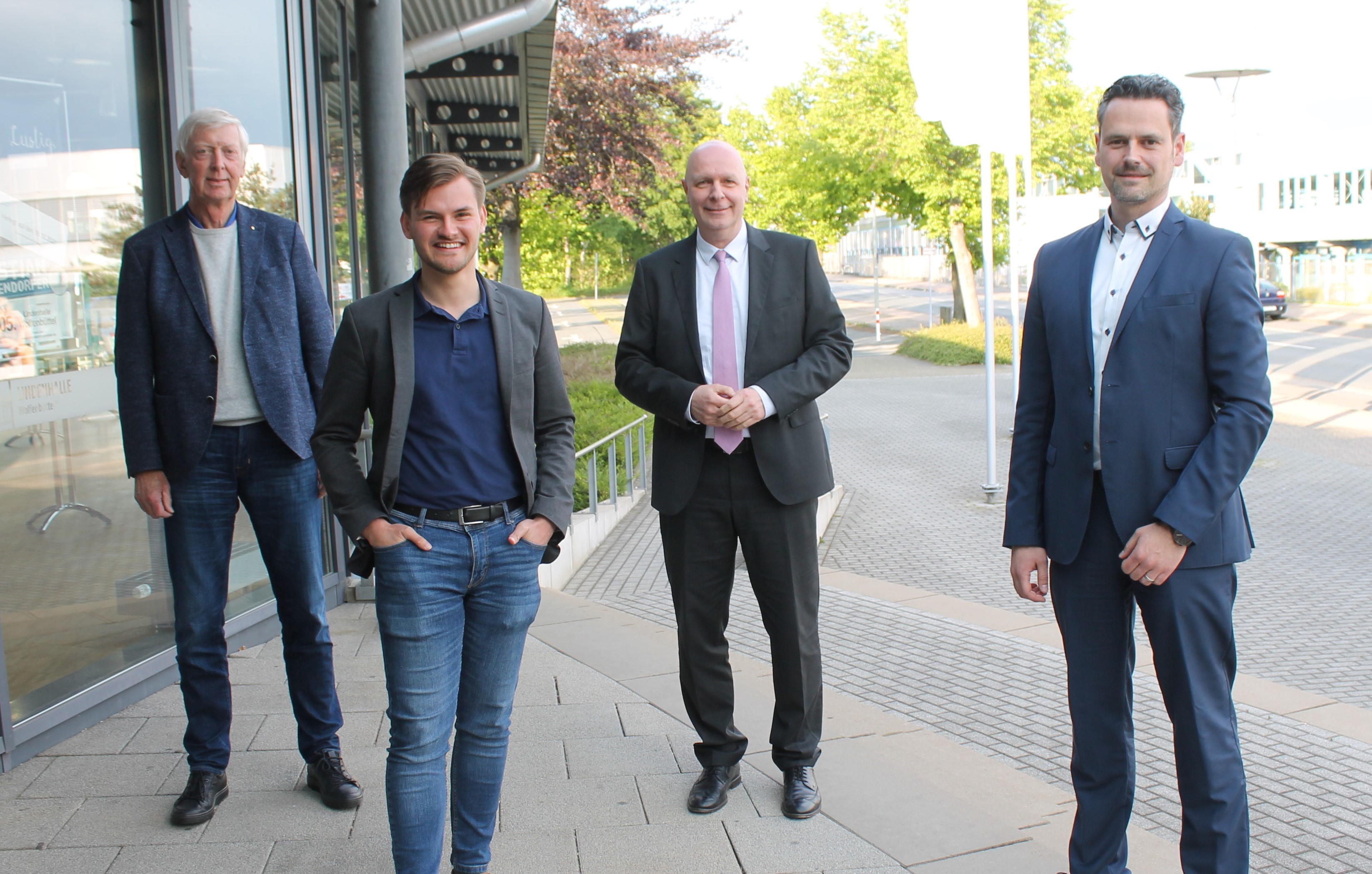 Spitzenkandidaten FDP Stadtratswahl 2021: Rudolf Ordon, Vincent Schwarz, Detlef Koch, Pierre Balder