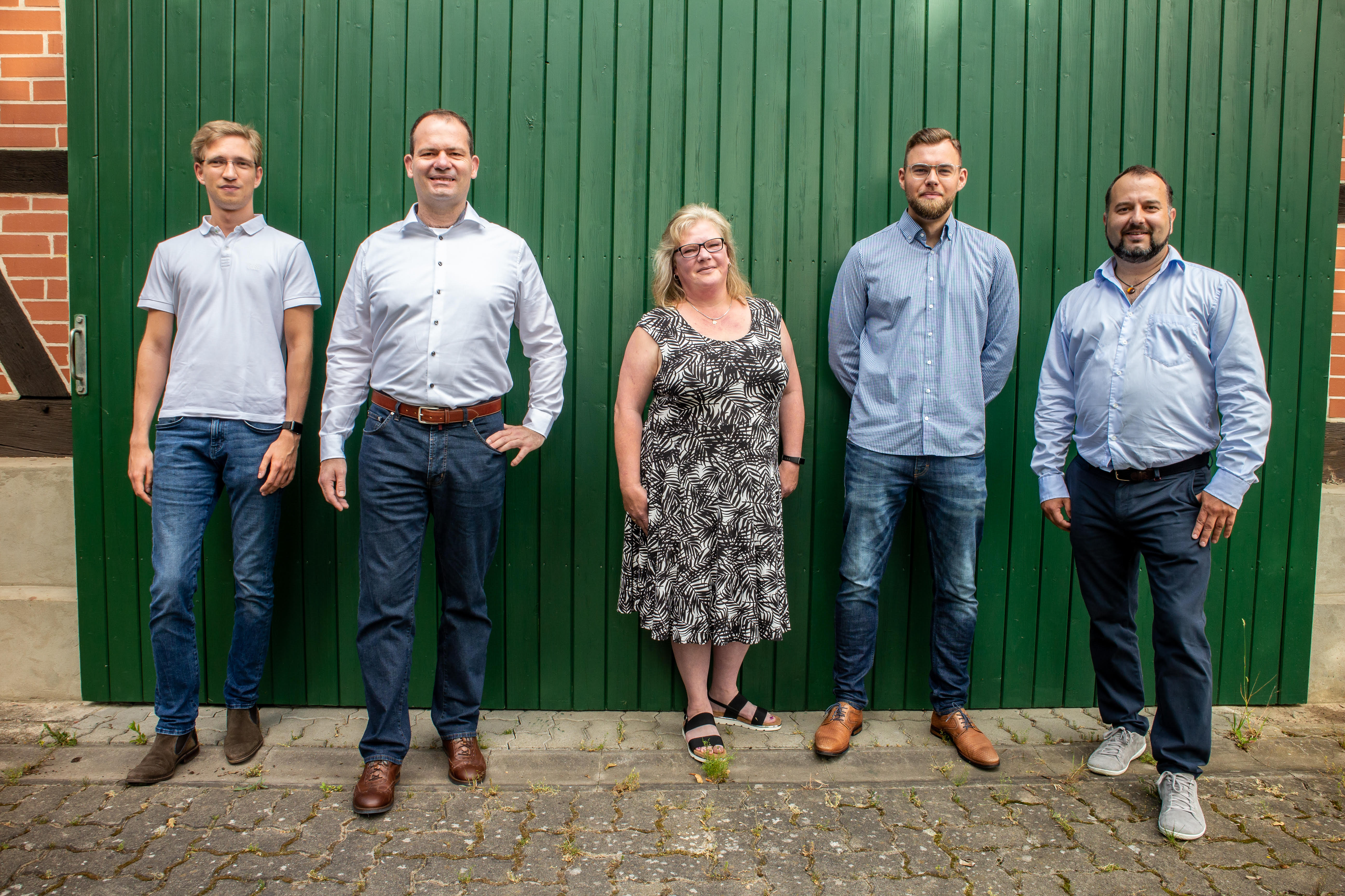 Kevin Gewalt, Nils-Peter Hoffmann, Stefanie Bote, Gerrit Hartmann, Tim-Oliver Franzke Kandidaten Kommunalwahl Baddeckenstedt