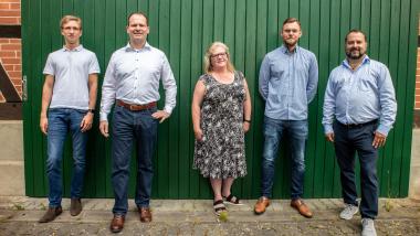 Kevin Gewalt, Nils-Peter Hoffmann, Stefanie Bote, Gerrit Hartmann, Tim-Oliver Franzke Kandidaten Kommunalwahl Baddeckenstedt